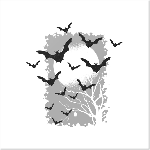 Bats Design Wall Art by LR_Collections